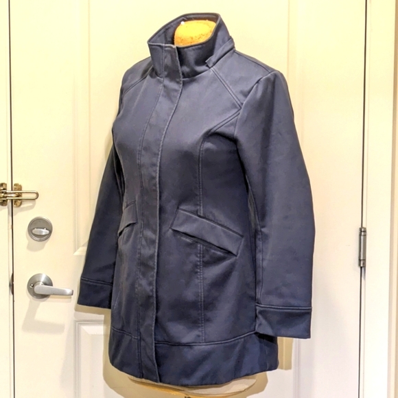 Mia Melon XL Navy Blue Barn Coat - Picture 7 of 7